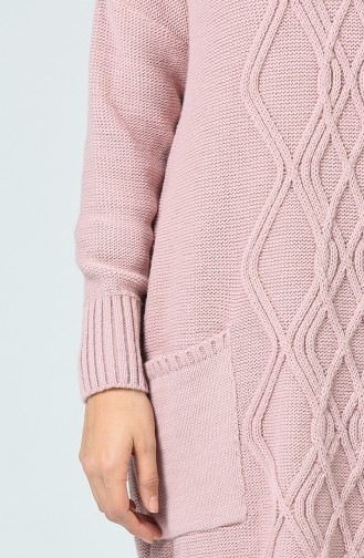 Pocket Tricot Sweater Pink 4191-06