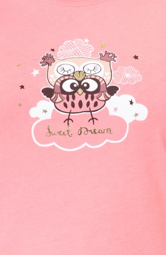 Bayan Uzun Kollu Pijama Takımı 903292-B Pembe