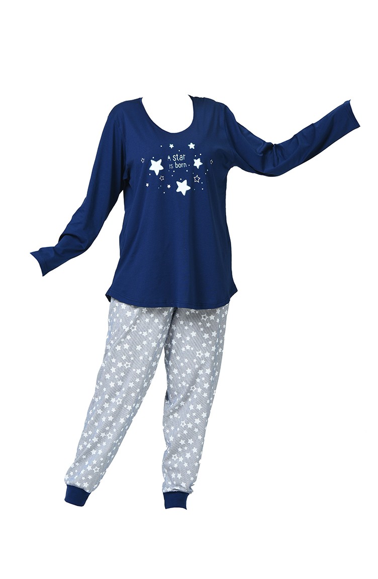 Pyjama bleu marine femme online