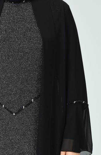 Habillé Hijab Noir 6293-03