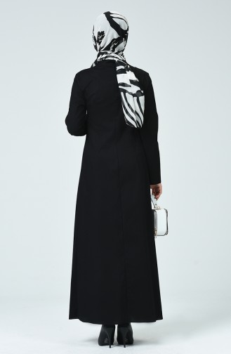 Black Hijab Dress 5058-01