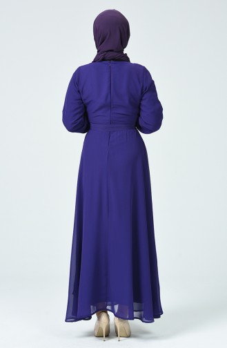 Purple Hijab Dress 17PT112-01