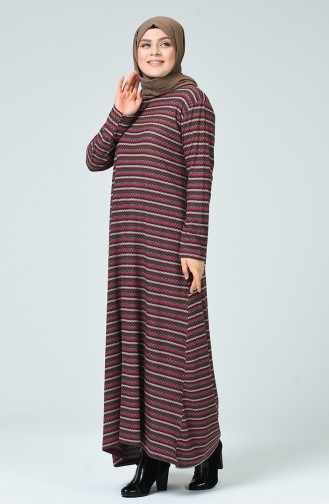 Rosa Hijab Kleider 7964-02