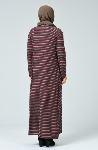 Rosa Hijab Kleider 7964-02