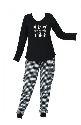 Schwarz Pyjama 905067-A