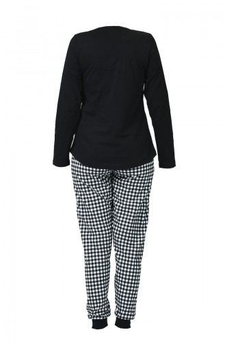 Schwarz Pyjama 905067-A