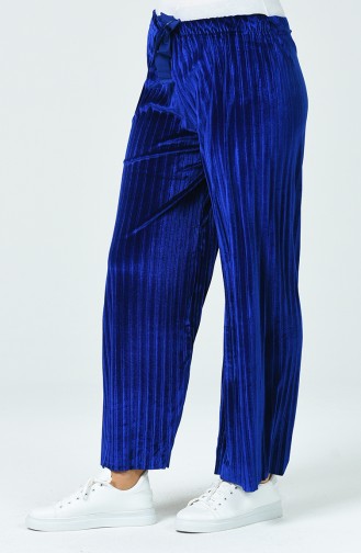 Pleated Velvet Trousers 2501-01 Saks 2501-01