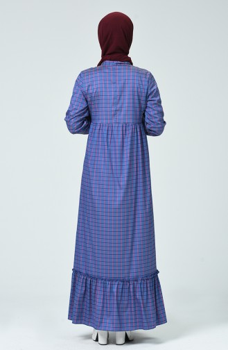 Indigo Hijab Dress 1348-01