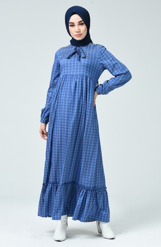 فستان أزرق داكن 1348-03