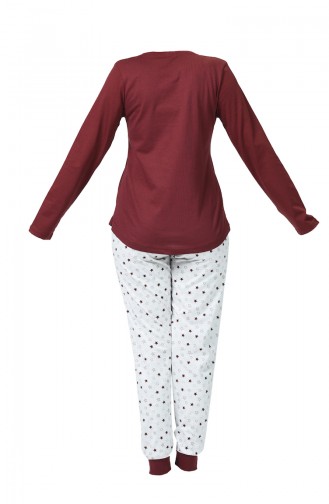 Claret red Pyjama 904095-A