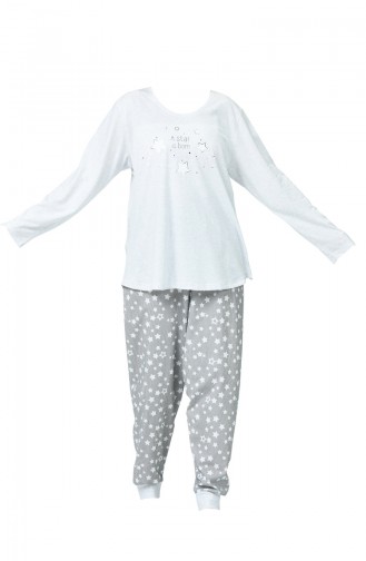 Gray Pyjama 906025-A