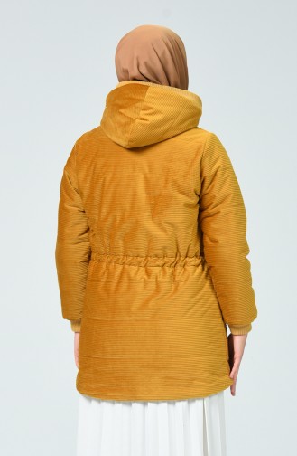 معطف أصفر خردل 4525-05