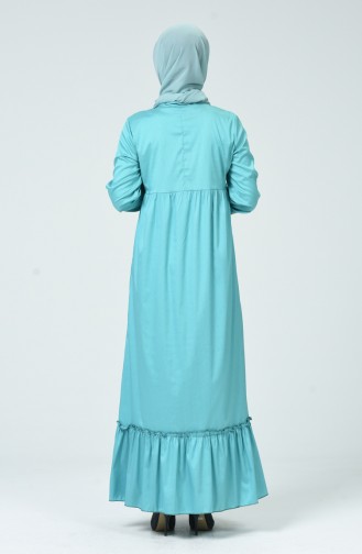Green Hijab Dress 1350-02