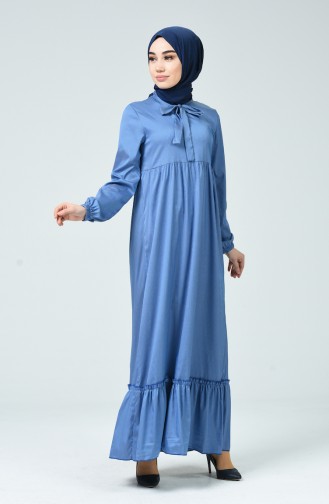 Blue Hijab Dress 1350-04