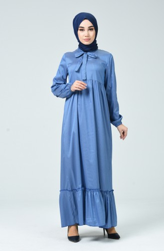 Blue Hijab Dress 1350-04