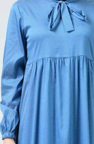 Pleated Dress Turquoise 1350-07
