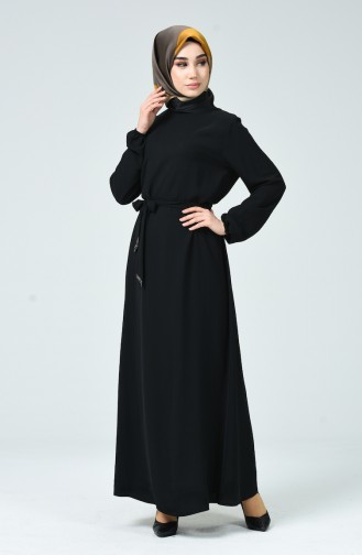 Black Hijab Dress 0048-01
