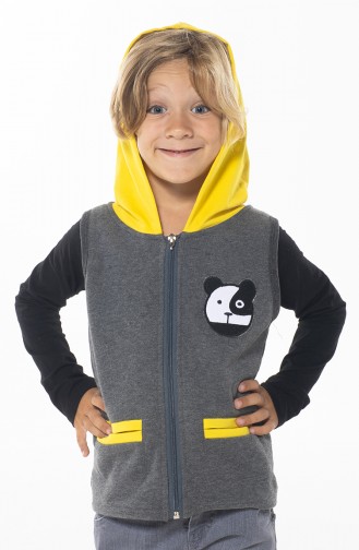 Gilet Enfant ZN-SS-090 Fumé Jaune 090