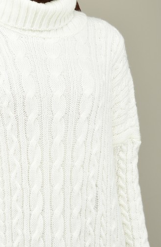 Tricot Long Sweater Ecru 1939-04