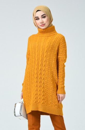 Tricot Long Sweater Mustard 1939-06