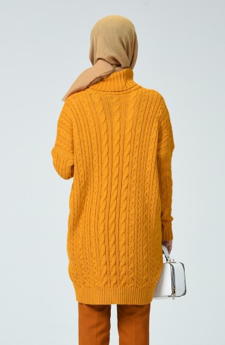 Tricot Long Sweater Mustard 1939-06