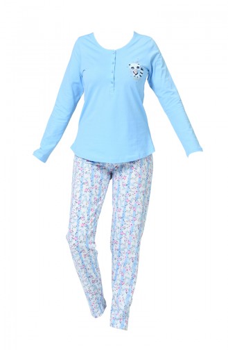 Blau Pyjama 904087-A