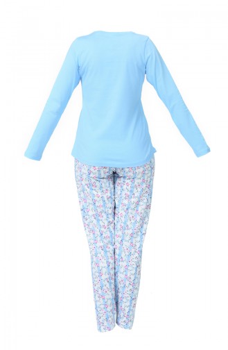 Blau Pyjama 904087-A