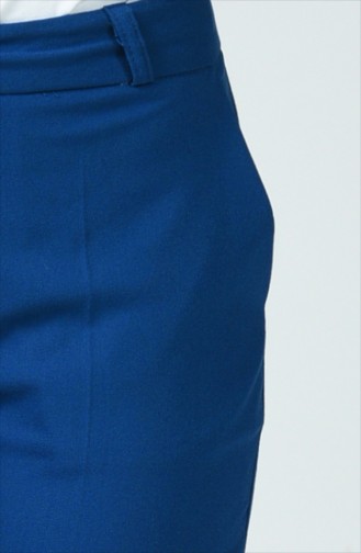 Pantalon à Bouton 1249PNT-05 Bleu Pétrole 1249PNT-05