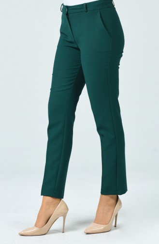 Pantalon à Poche 1251PNT-03  Vert émeraude 1251PNT-03