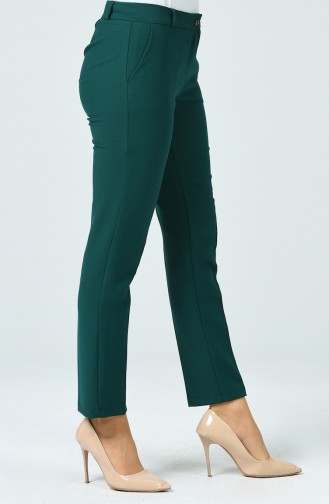 Pantalon à Poche 1251PNT-03  Vert émeraude 1251PNT-03