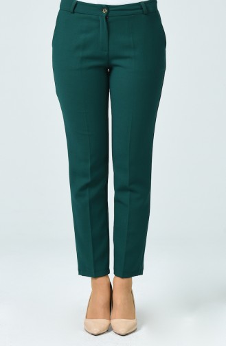 Pantalon à Poche 1251PNT-03  Vert émeraude 1251PNT-03