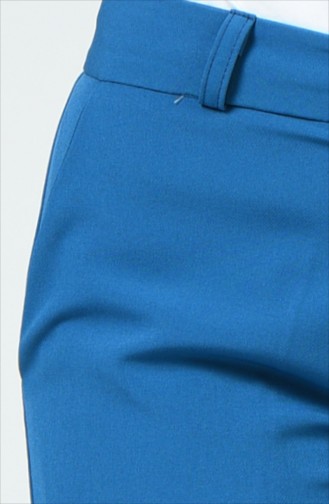 Klassische Hose mit Tasche 1258PNT-04 Blau 1258PNT-04