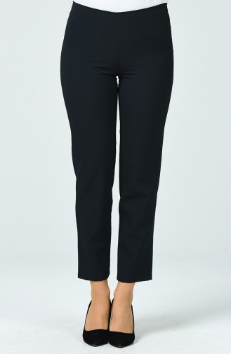 Pantalon Fermeture sur le Côté 3123-01 Bleu Marine 3123-01