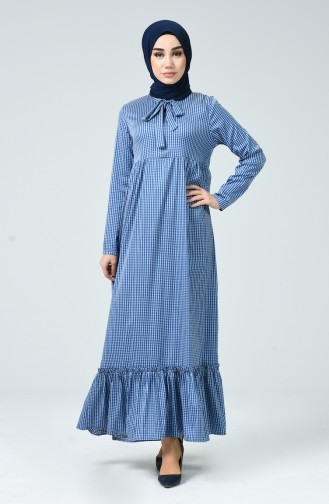 فستان أزرق كحلي 1353-02