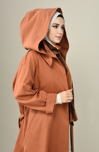 Tobacco Brown Trench Coats Models 4002-01