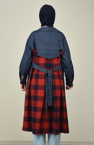 Navy Blue Trenchcoat 4009-01