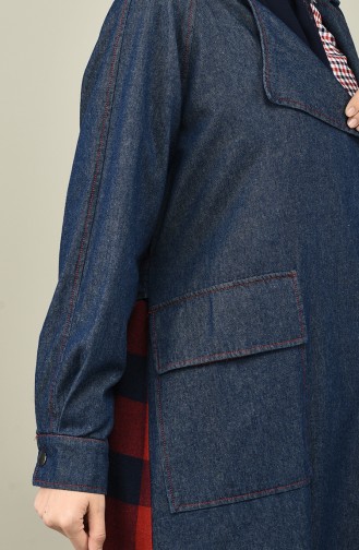 Navy Blue Trenchcoat 4009-01