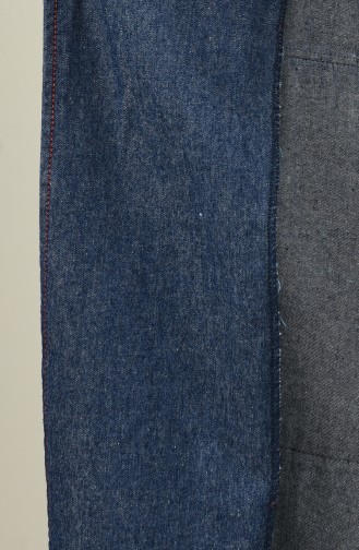 Navy Blue Trenchcoat 4009-01