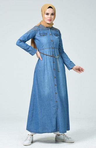 Jeans Blue Abaya 8431-02