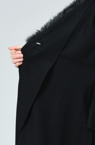 Fur Felt Coat Black 5091-03