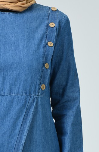 Jeansblau Anzüge 4104-02