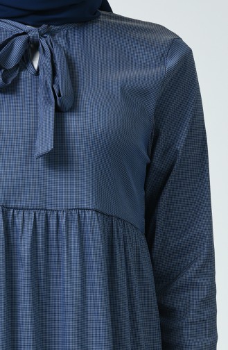 فستان أزرق كحلي 1352A-01
