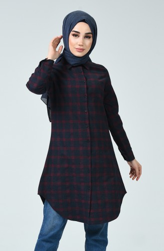 Kareli Tunik 6402-03 Bordo