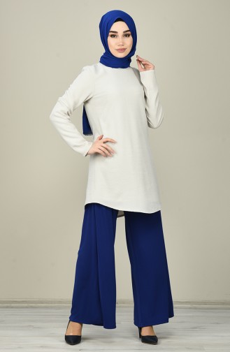 Gray Blouse 1233-01
