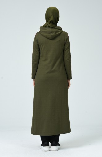 Khaki Abayas 4290A-02