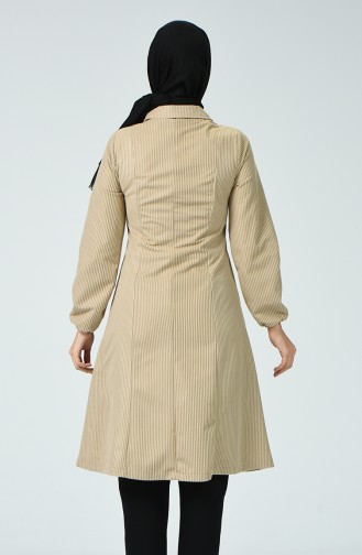 Snap Velvet Cape Beige 0029-09