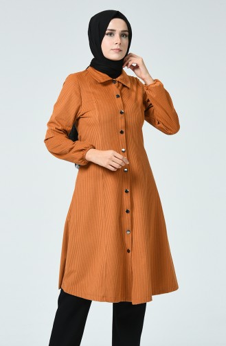 Snap Velvet Cape Cinnamon Color 0029-10