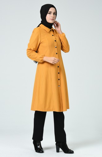 Snap Velvet Cape Mustard 0029-11