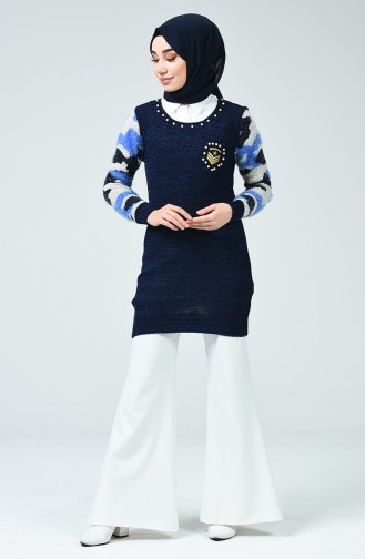 Navy Blue Sweater 1963-04