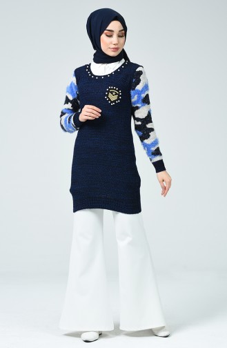 Navy Blue Sweater 1963-04